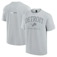 Unisex Fanatics Silver Detroit Lions Elements Flex Tri-Blend T-Shirt