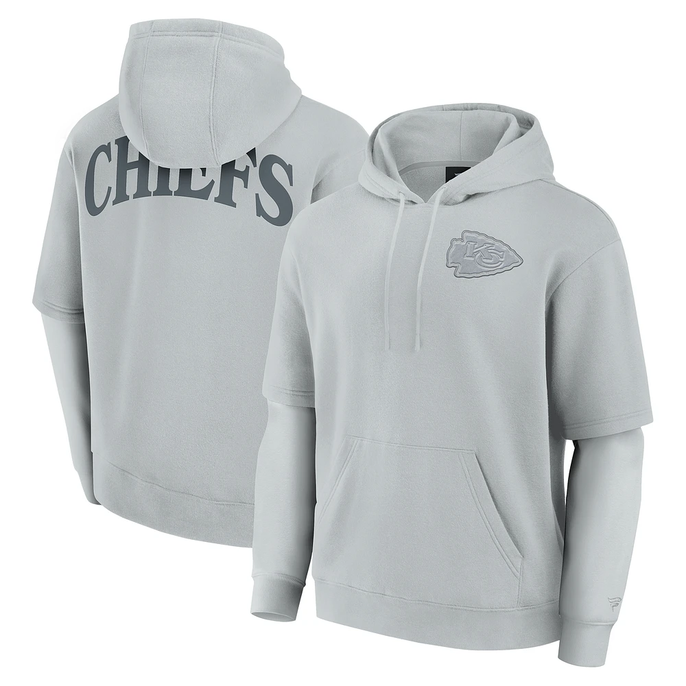 Unisex Fanatics Kansas City Chiefs Elements Sleek Pullover Hoodie