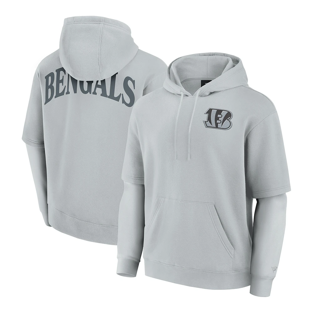 Unisex Fanatics Cincinnati Bengals Sleek Elements Pullover Hoodie