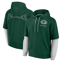 Unisex Fanatics  Green Bay Packers Sleek Elements Pullover Hoodie