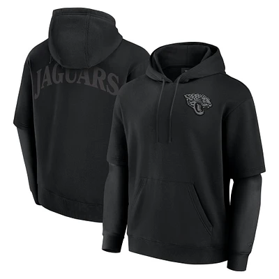 Unisex Fanatics  Black Jacksonville Jaguars Sleek Elements Pullover Hoodie