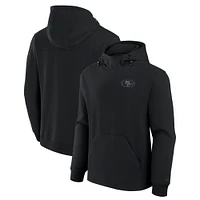 Unisex Fanatics Black San Francisco 49ers Front Office Tonal Tri-Blend Pullover Hoodie