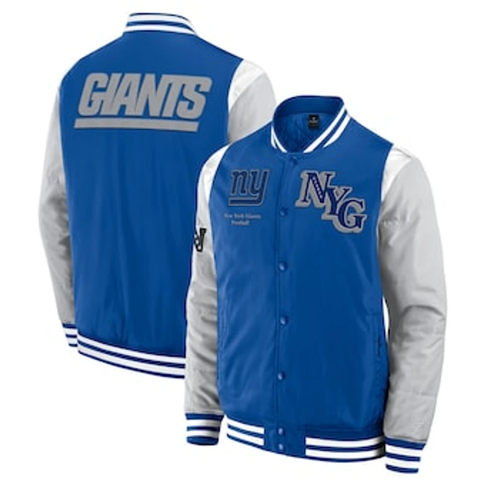 Unisex Fanatics  Royal New York Giants Elements Elite Full-Snap Jacket