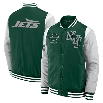 Unisex Fanatics  Green New York Jets Elements Elite Full-Snap Jacket