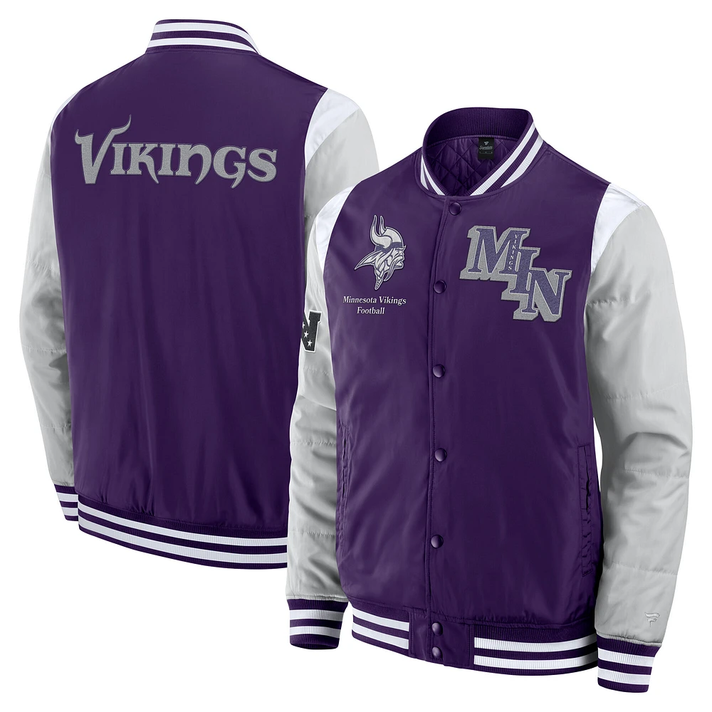 Unisex Fanatics  Purple Minnesota Vikings Elements Elite Full-Snap Jacket