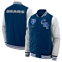 Unisex Fanatics  Navy Chicago Bears Elements Elite Full-Snap Jacket