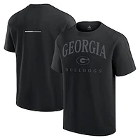 Men's Fanatics Black Georgia Bulldogs Flex Tri-Blend T-Shirt