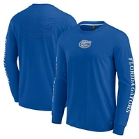 Men's Fanatics Royal Florida Gators Strive Long Sleeve T-Shirt