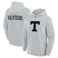 Men's Fanatics Gray Tennessee Volunteers Blaze Tri-Blend Pullover Hoodie