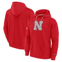 Men's Fanatics Scarlet Nebraska Huskers Pace Pullover Hoodie