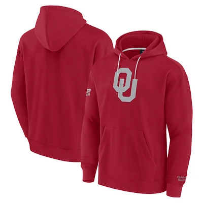 Men's Fanatics Crimson Oklahoma Sooners Pace Pullover Hoodie