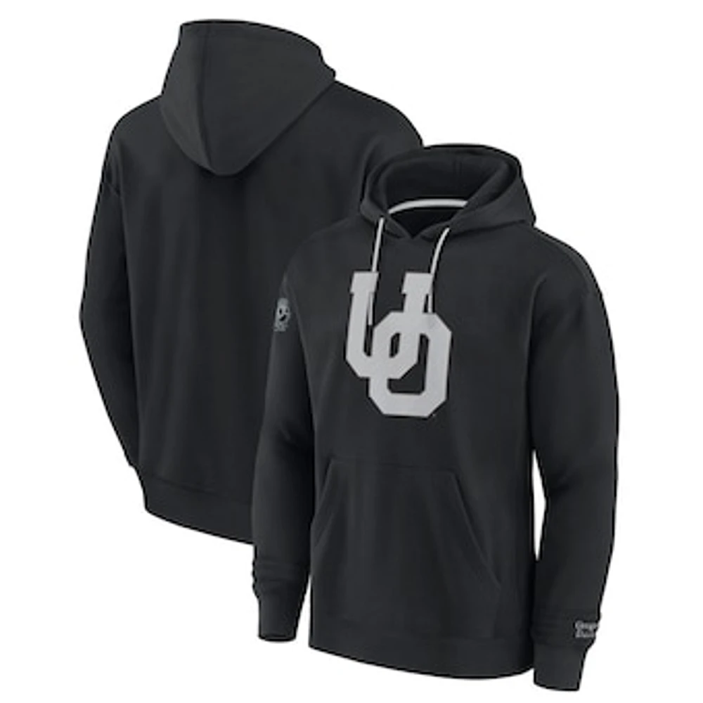 Men's Fanatics Black Oregon Ducks Pace Pullover Hoodie