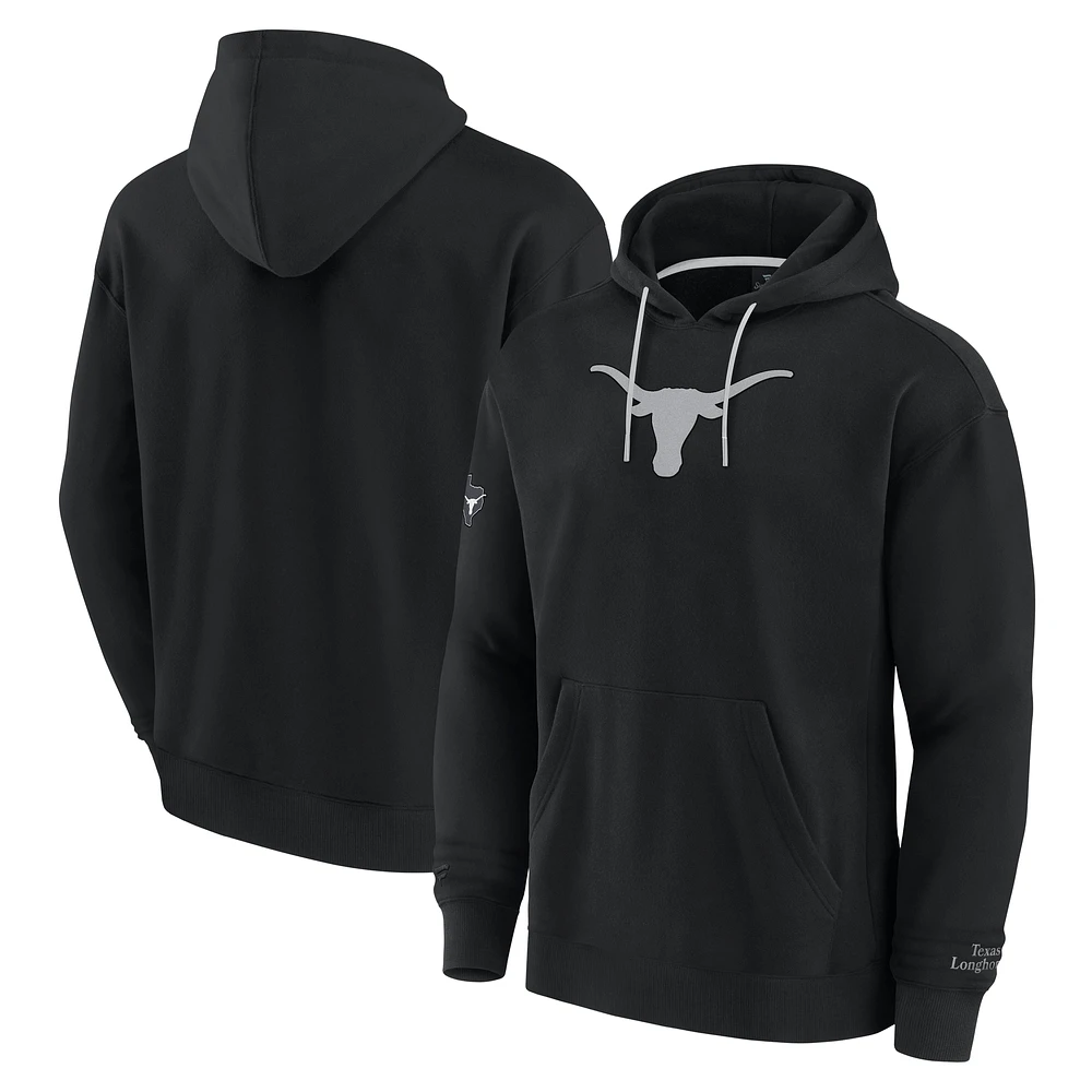 Men's Fanatics Black Texas Longhorns Pace Pullover Hoodie