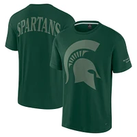 Men's Fanatics Green Michigan State Spartans Iconic T-Shirt