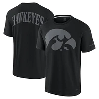 Men's Fanatics Black Iowa Hawkeyes Iconic T-Shirt