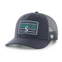 Men's '47 Navy Seattle Mariners Hardline Trucker Adjustable Hat