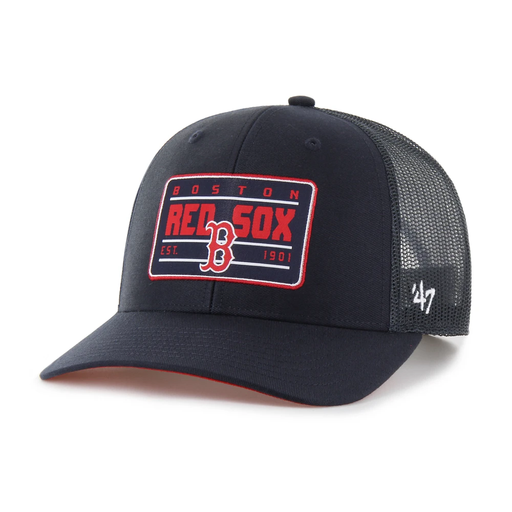 Men's '47 Navy Boston Red Sox Hardline Trucker Adjustable Hat