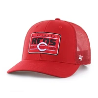 Men's '47 Red Cincinnati Reds Hardline Trucker Adjustable Hat