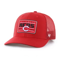 Men's '47 Red Cincinnati Reds Hardline Trucker Adjustable Hat