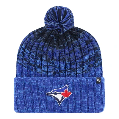 Men's '47  Royal Toronto Blue Jays Cascade Cuffed Knit Hat with Pom