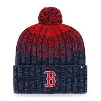 Men's '47  Navy Boston Red Sox Cascade Cuffed Knit Hat with Pom