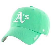 Women's '47 Green Athletics Luminance Cheer Clean Up Adjustable Hat