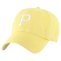 Women's '47 Yellow Pittsburgh Pirates Luminance Cheer Clean Up Adjustable Hat