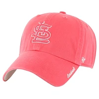 Women's '47 Red St. Louis Cardinals Luminance Cheer Clean Up Adjustable Hat