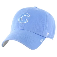 Women's '47 Light Blue Chicago Cubs Luminance Cheer Clean Up Adjustable Hat