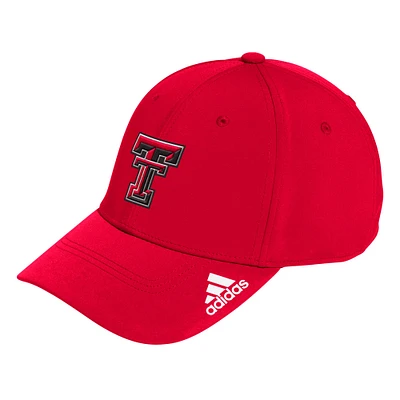 Men's adidas Red Texas Tech Raiders Locker Room Logo Flex Hat