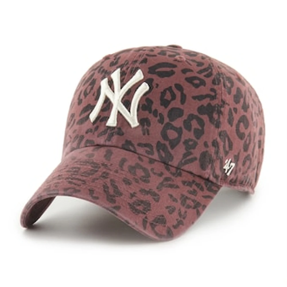 Women's '47 Brown New York Yankees Tawny Clean Up Adjustable Hat