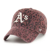 Women's '47 Brown Oakland Athletics Tawny Clean Up Adjustable Hat