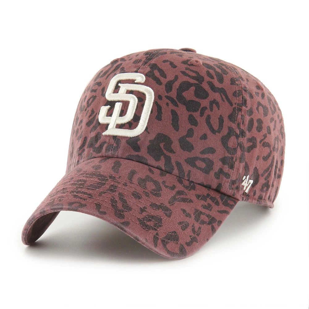 Women's '47 Brown San Diego Padres Tawny Clean Up Adjustable Hat