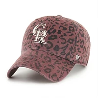 Women's '47 Brown Colorado Rockies Tawny Clean Up Adjustable Hat