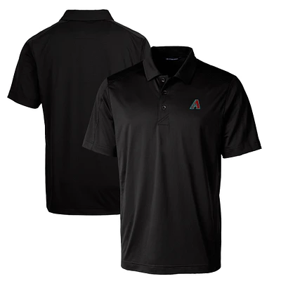 Men's Cutter & Buck  Black Arizona Diamondbacks Prospect Textured Stretch Big Tall Polo