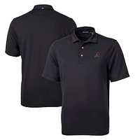 Men's Cutter & Buck  Black Arizona Diamondbacks Virtue Eco Pique Recycled Big & Tall Polo