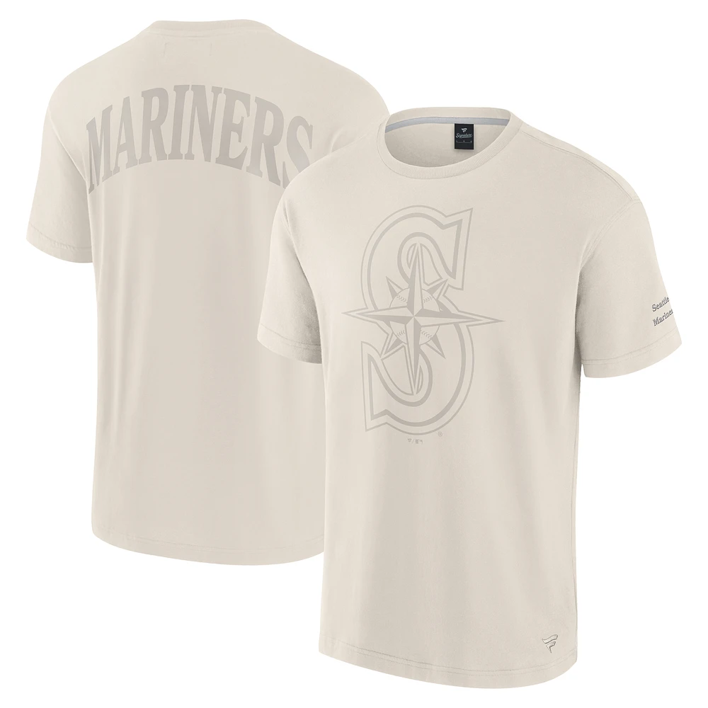 Men's Fanatics Cream Seattle Mariners Elements Iconic T-Shirt