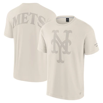 Men's Fanatics Cream New York Mets Elements Iconic T-Shirt