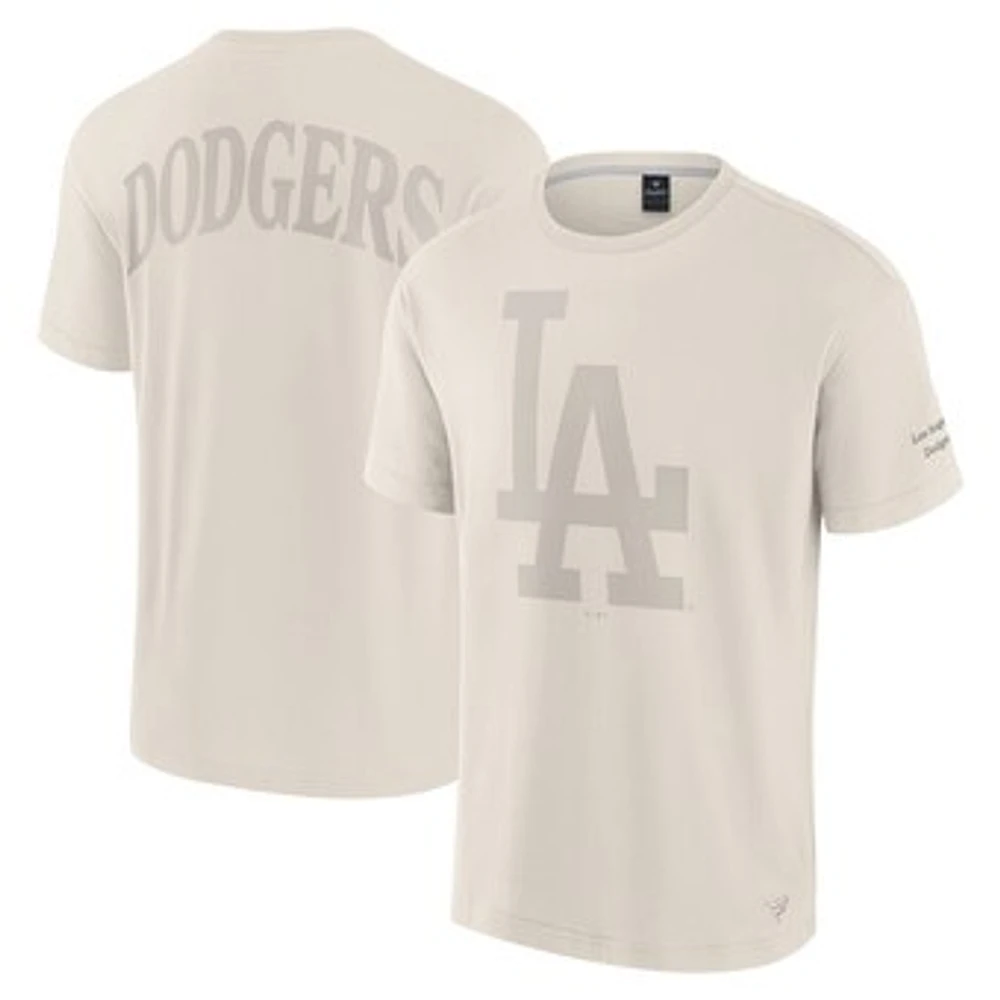 Men's Fanatics Cream Los Angeles Dodgers Elements Iconic T-Shirt