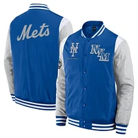 Men's Fanatics  Royal New York Mets Elements Elite Full-Snap Jacket