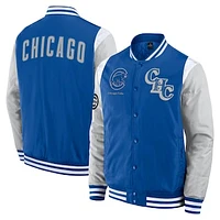 Men's Fanatics  Royal Chicago Cubs Elements Elite Full-Snap Jacket