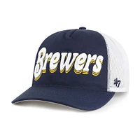 Women's '47 Navy Milwaukee Brewers Biloxi Hitch Adjustable Hat