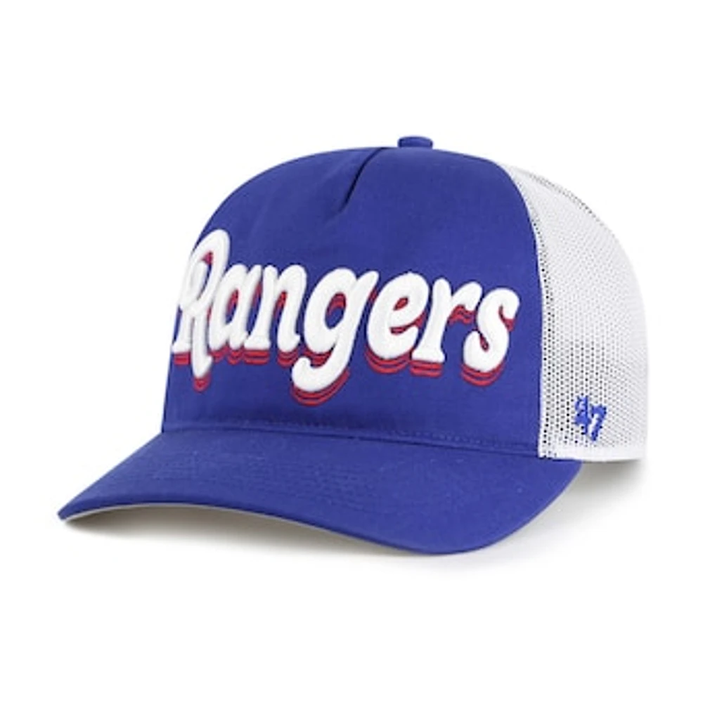 Women's '47 Royal Texas Rangers Biloxi Hitch Adjustable Hat