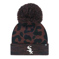 Women's '47 Brown Chicago White Sox Rosette Cuffed Knit Hat with Pom