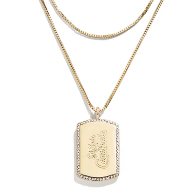 WEAR by Erin Andrews x Baublebar St. Louis Cardinals Dog Tag Necklace