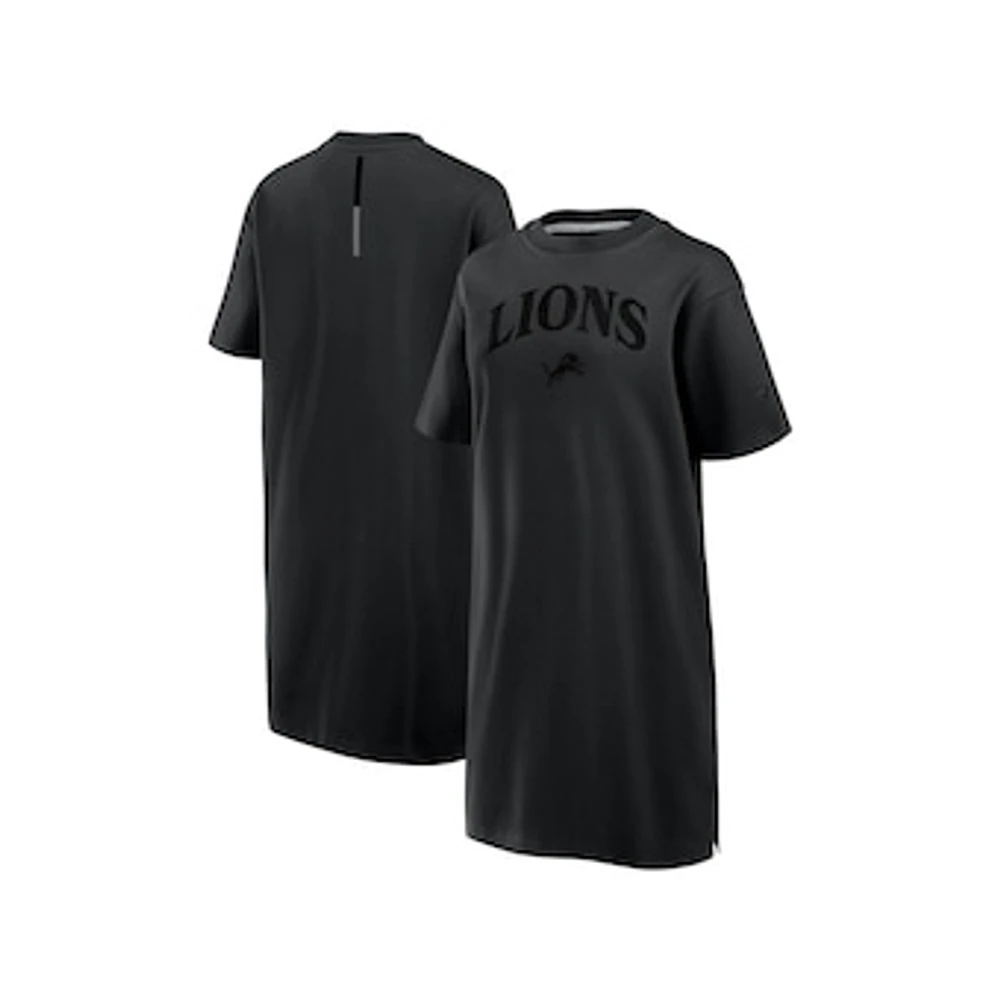 Women's Fanatics Black Detroit Lions Elements Go Tri-Blend Dress