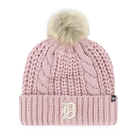 Women's '47 Pink Detroit Tigers Meeko Dusty Rose Cuffed Knit Hat with Pom