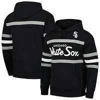 Men's Mitchell & Ness Black Chicago White Sox Head Coach Pullover Hoodie