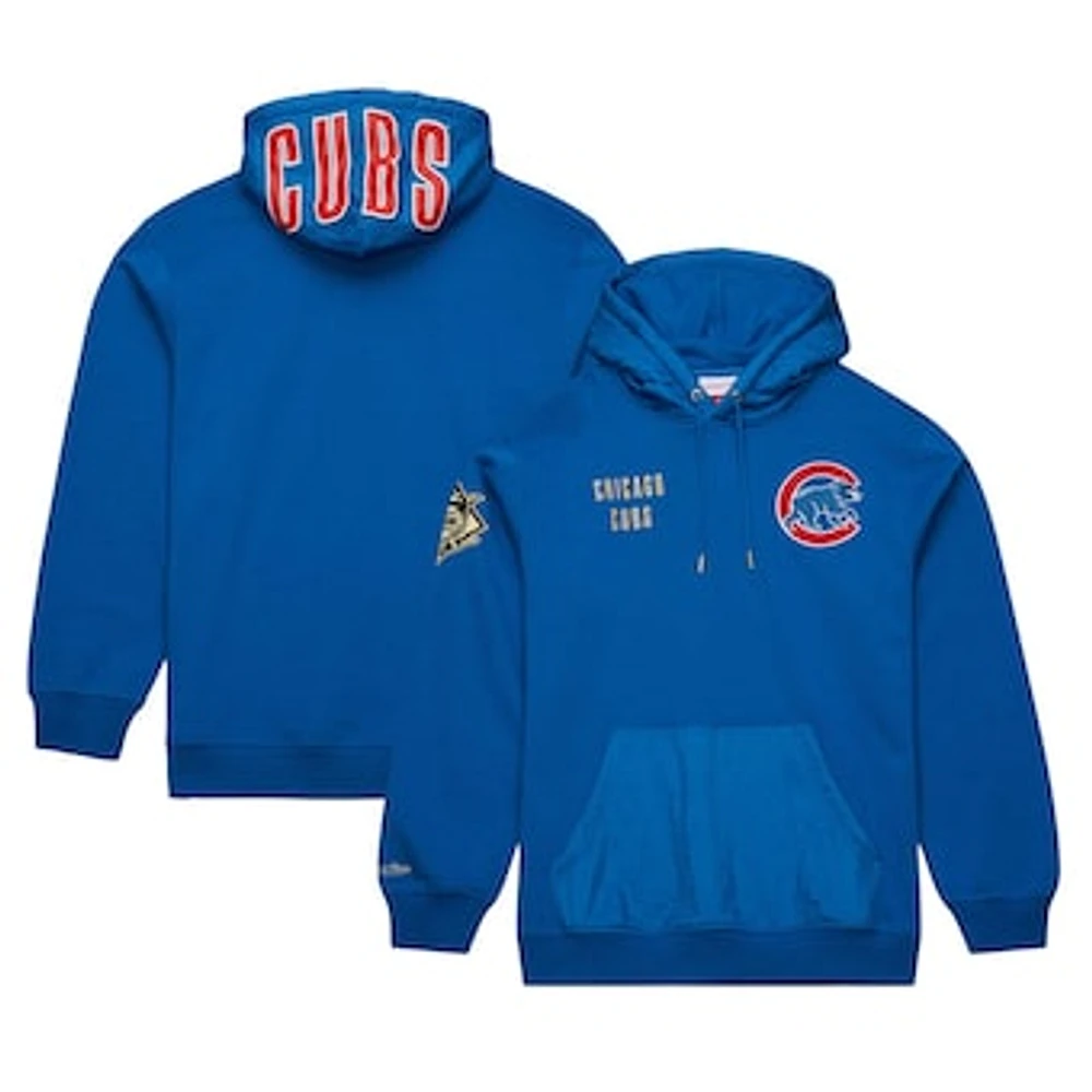 Men's Mitchell & Ness Royal Chicago Cubs Team OG 2.0 Current Logo Pullover Hoodie