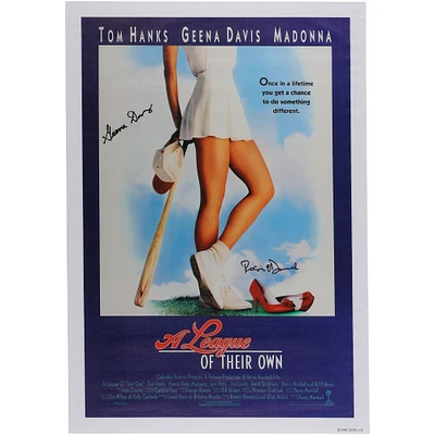 Geena Davis & Rosie O'Donnell A League Of Their Own Autographed 12" x 18" Movie Poster